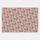 Antique Oriental Sultan Design ラッピングペーパーシート (正面2)