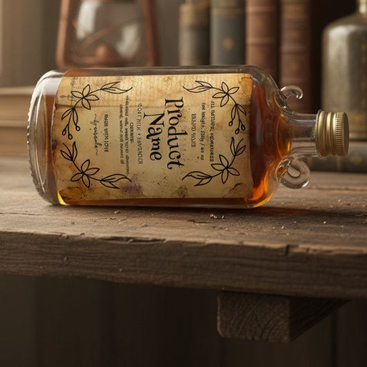 Antique paper Apothecary Style Labels ワインラベル