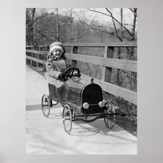 Antique Pedal Car, 1922 ポスター (正面)