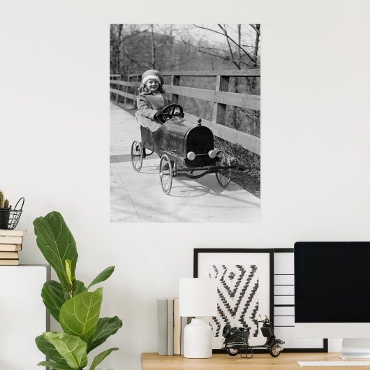 Antique Pedal Car, 1922 ポスター (ホームオフィス)