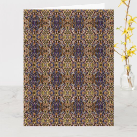 Antique Persian Rug - Look CGGWOMF カード (黄色い花)