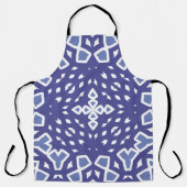 Antique portuguese azulejo ceramic. Original desig エプロン (正面)