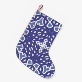 Antique portuguese azulejo ceramic. Original desig スモールクリスマスストッキング (正面 (吊り時))