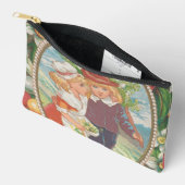 Antique Quirky Valentine, Victorian Era, 1874 アクセサリーポーチ (見開き)