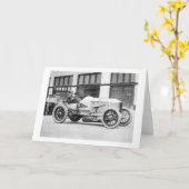 Antique Race Car, 1910s カード (黄色い花)