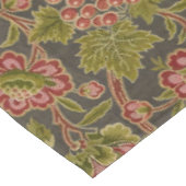 Antique Red Floral and Grapes Botanical Pattern テーブルクロス (アングル)