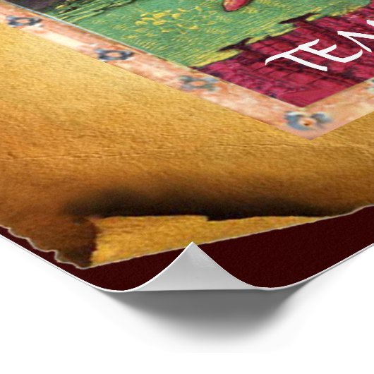 ANTIQUE RENAISSANCE TAROTS 14 / TEMPERANCE ポスター (角)