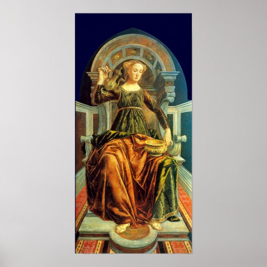 ANTIQUE RENAISSANCE TAROTS  14 / TEMPERANCE ポスター (正面)