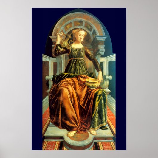 ANTIQUE RENAISSANCE TAROTS 14 / TEMPERANCE ポスター (正面)