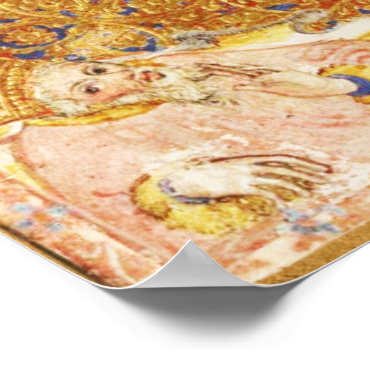 ANTIQUE RENAISSANCE TAROTS  2 / THE PAPESS ポスター (角)