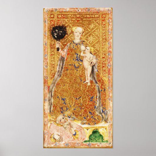 ANTIQUE RENAISSANCE TAROTS  2 / THE PAPESS ポスター (正面)