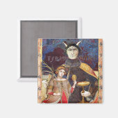 ANTIQUE RENAISSANCE TAROTS / DEVIL Conceit Detail マグネット (正面/裏面)