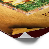 ANTIQUE RENAISSANCE TAROTS / KING OF SWORDS ポスター (角)