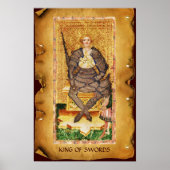 ANTIQUE RENAISSANCE TAROTS / KING OF SWORDS ポスター (正面)