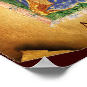 ANTIQUE RENAISSANCE TAROTS / MAID OF WANDS ポスター (角)