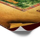 ANTIQUE RENAISSANCE TAROTS  / PAGE OF WANDS ポスター (角)