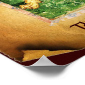 ANTIQUE RENAISSANCE TAROTS THE FORTITUDE- STRENGHT ポスター (角)