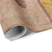 ANTIQUE ROMAN FRESCO,SATYR MASK,GARLAND,FRUITS  ラッピングペーパー (ロールコーナー)