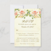 Antique Rose 3.5 x 5 RSVP Card Flat (正面)