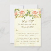 Antique Rose 3.5 x 5 RSVP Card Flat (正面)