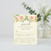 Antique Rose 4.25 x 5.5 RSVP Flat Card 1 (スタンド正面)