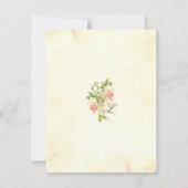 Antique Rose 4.25 x 5.5 RSVP Flat Card 1 (裏面)