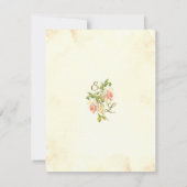 Antique Rose 4.25 x 5.5 RSVP Flat Card 2 (裏面)