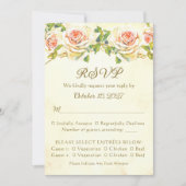 Antique Rose 5 x 7 RSVP Card Flat (正面)
