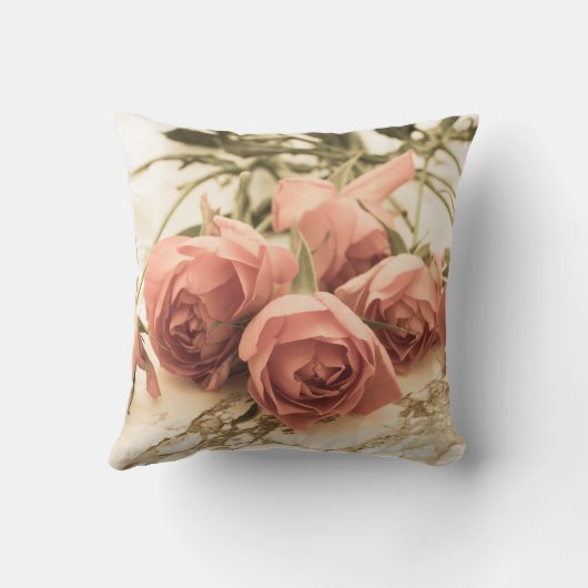 antique roses クッション (裏面)
