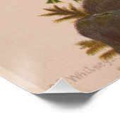 Antique Rustic Cross, Wild Roses, Easter Card, ポスター (コーナー)