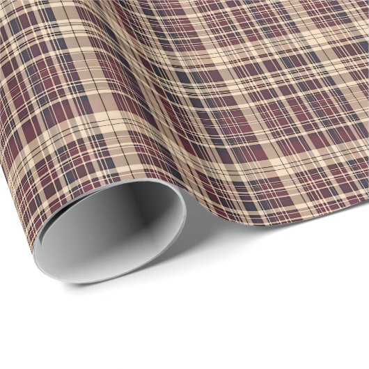 Antique Scottish Tartan  Wrapping Paper ラッピングペーパー (ロールコーナー)