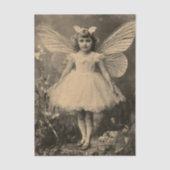 Antique Sepia Butterfly Fairy Crafting 薄葉紙 (正面)