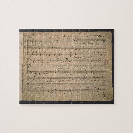 Antique Sheet Music, Song of the Old Man, 1822 ジグソーパズル (横)