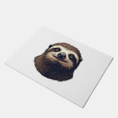 Antique Sloth Illustration Vintage Tee (2) ドアマット (アングル)