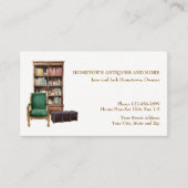 Antique Store Dealer Upholsterer Business Card 名刺 (正面)