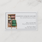 Antique Store Dealer Upholsterer Business Card 名刺 (正面)