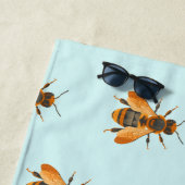 Antique Style Bumble Bee – Vintage Inspired ビーチタオル (インサイチュ)