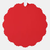 Antique Style Woodland Owl Christmas Ornament オーナメントカード (裏面)