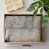 Antique Sunflower Postcard Ephemera Decoupage 薄葉紙 (ギフト)