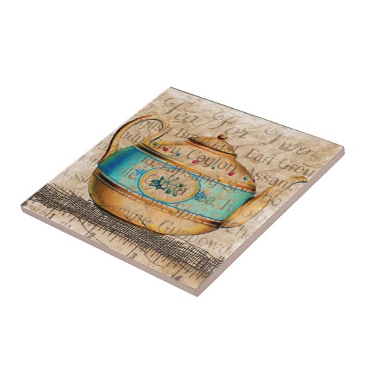 Antique Tea Pot タイル (側面)