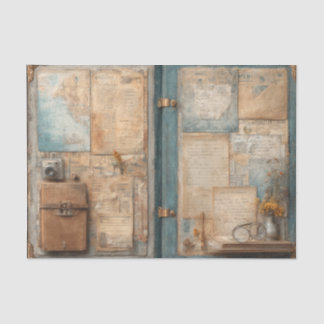 Antique Traveler Satchel Vintage 薄葉紙