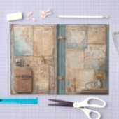 Antique Traveler Satchel Vintage 薄葉紙 (クラフト)