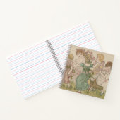 Antique Valentine's Card, Kate Greenway, ca. 1880 ノートブック (内部)