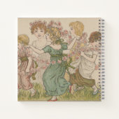 Antique Valentine's Card, Kate Greenway, ca. 1880 ノートブック (裏面)
