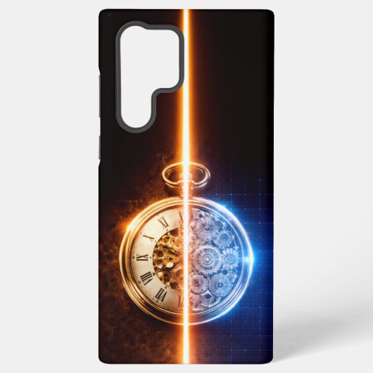 Antique Watch Blueprint Samsung Galaxyケース (裏面)