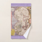 Antique World Map ハンドタオル (ハンドタオル)