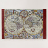 Antique World Map #3 ジグソーパズル (横)