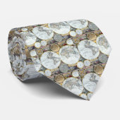 Antique World Map, Atlas Maritimus by John Seller ネクタイ (ロール)