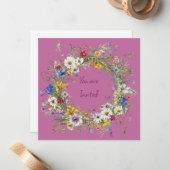 Antique Wreath Stationery Cards Set - Invite ノートカード (正面/裏面インサイチュ)