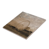 Antiquedロンドンの目の芸術のタイル タイル (側面)